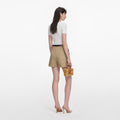 Beige Cotton Skort