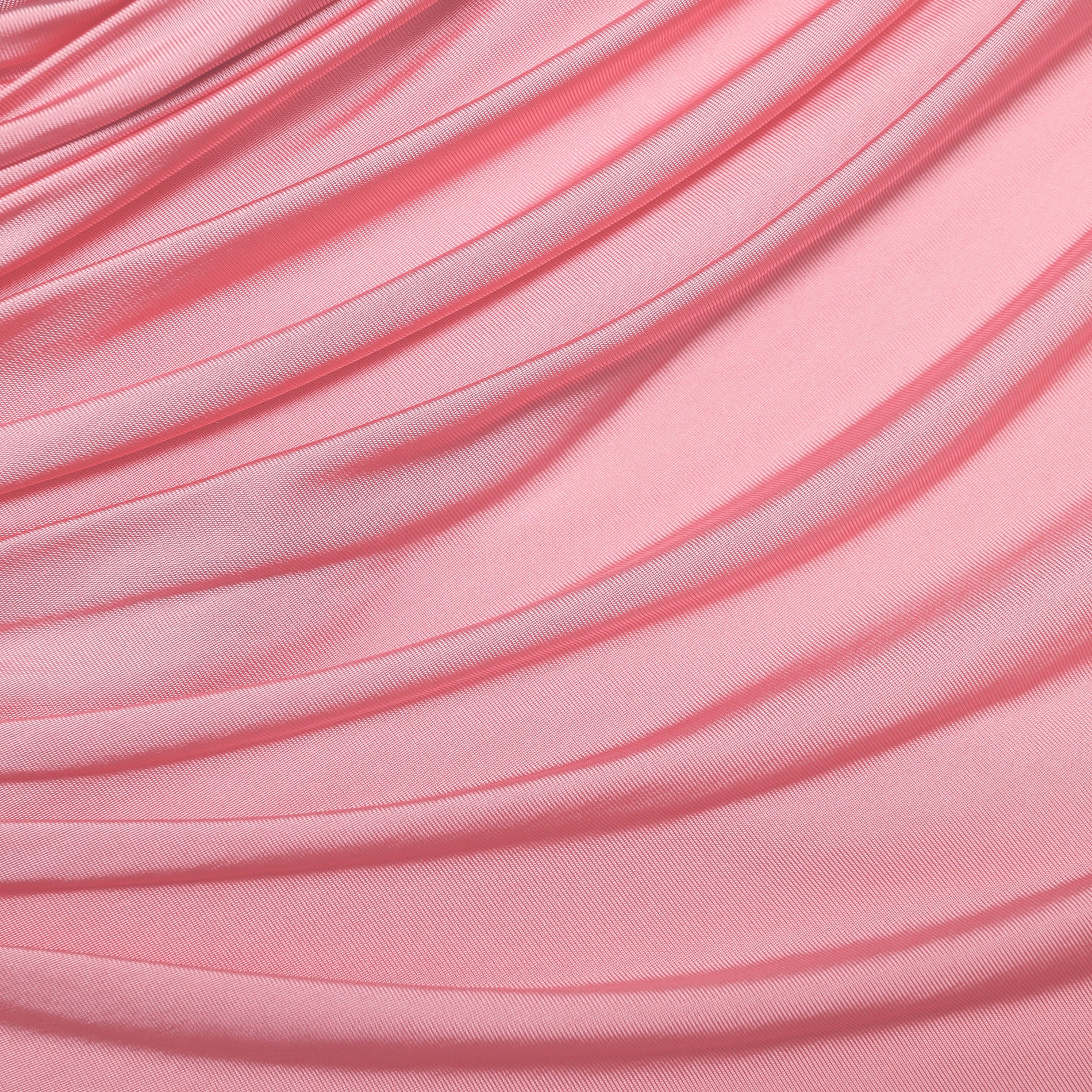 A close up of the fabric for the Pink Jersey Gathered Top