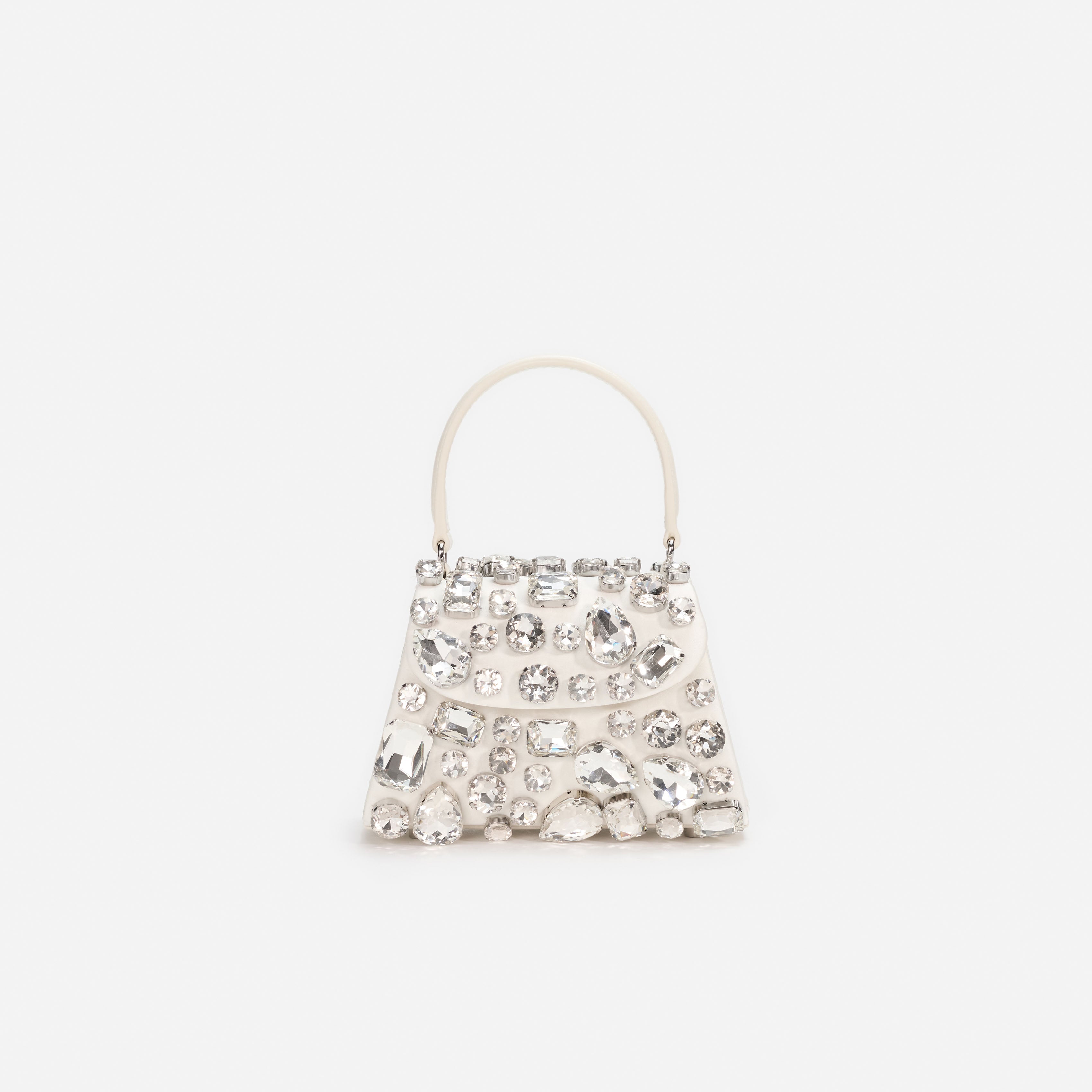 Cream Multi Crystal Mini Bag – self-portrait-EU
