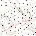 Cream Polka Dot Frill Skirt