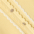 Yellow Pointelle Frill Cardigan