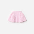 Pink Lace Bow Knit Skirt
