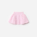 Pink Lace Bow Knit Skirt