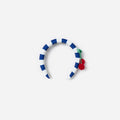 Navy Striped Cherry Motif Headband