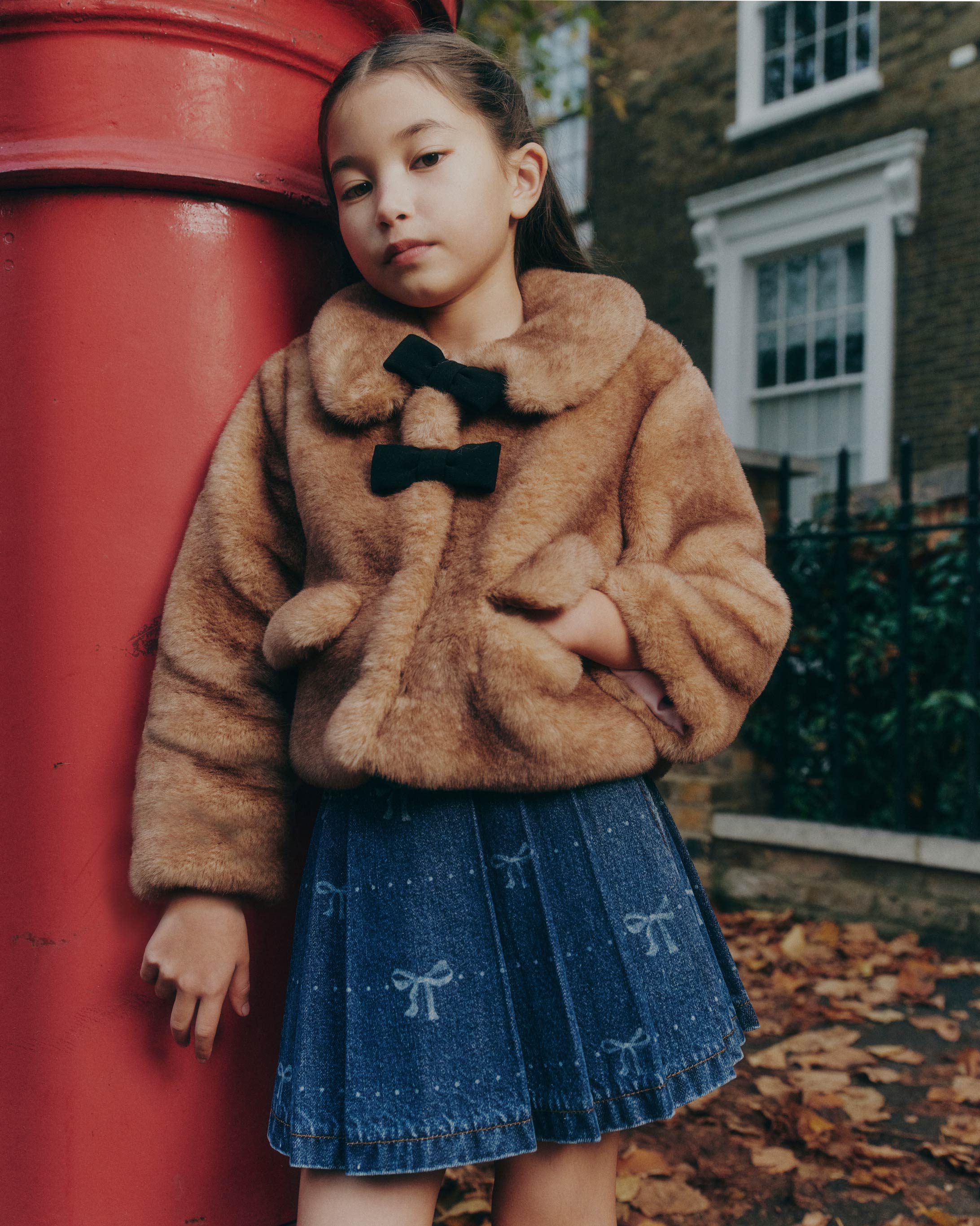 Brown Faux Fur Jacket