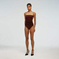 Snake Textured Swimsuit