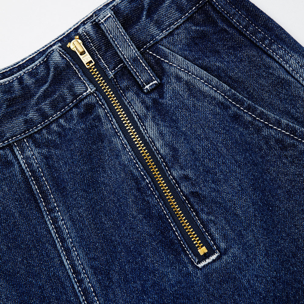 Blue Stitch Detail Jeans