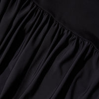 Black Jersey Mini Dress