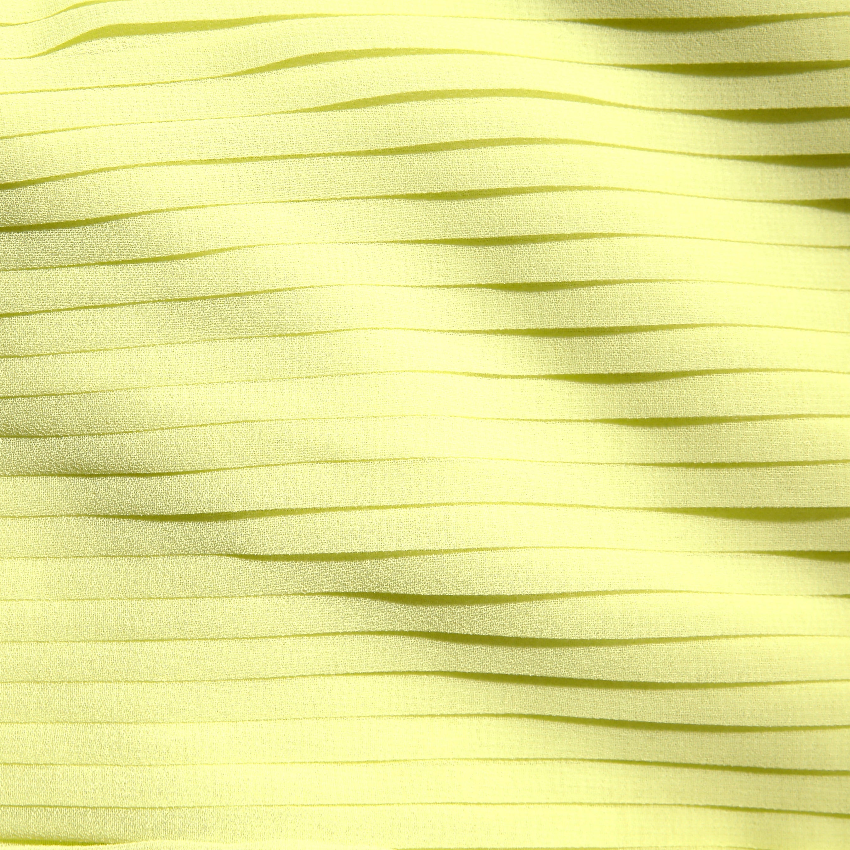 Lime Chiffon Midi Dress Lace Detail